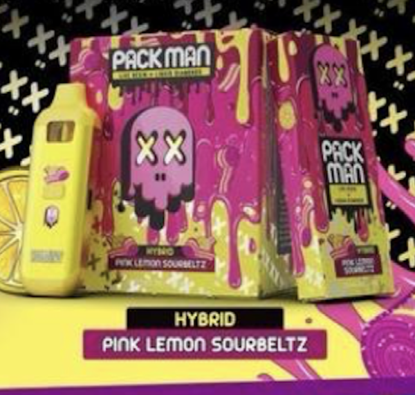 Packman Disposable Pink Lemon Sourbeltz